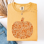 Floral Pumpkin, Autumn Flowers, Fall, Comfort Colors T-Shirt