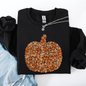 Floral Pumpkin, Autumn Flowers, Fall Sweatshirt