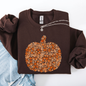 Floral Pumpkin, Autumn Flowers, Fall Sweatshirt