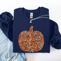 Floral Pumpkin, Autumn Flowers, Fall Sweatshirt