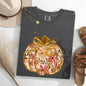 Floral Pumpkin, Happy Fall, Flowers, Autumn, Thanksgiving Tshirt Comfort Colors T-Shirt