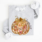 Floral Pumpkin, Happy Fall, Flowers, Autumn, Thanksgiving Sweatshirt