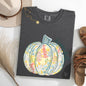Floral Pumpkin, Happy Fall, Pastels, Flowers, Autumn, Thanksgiving Tshirt Comfort Colors T-Shirt