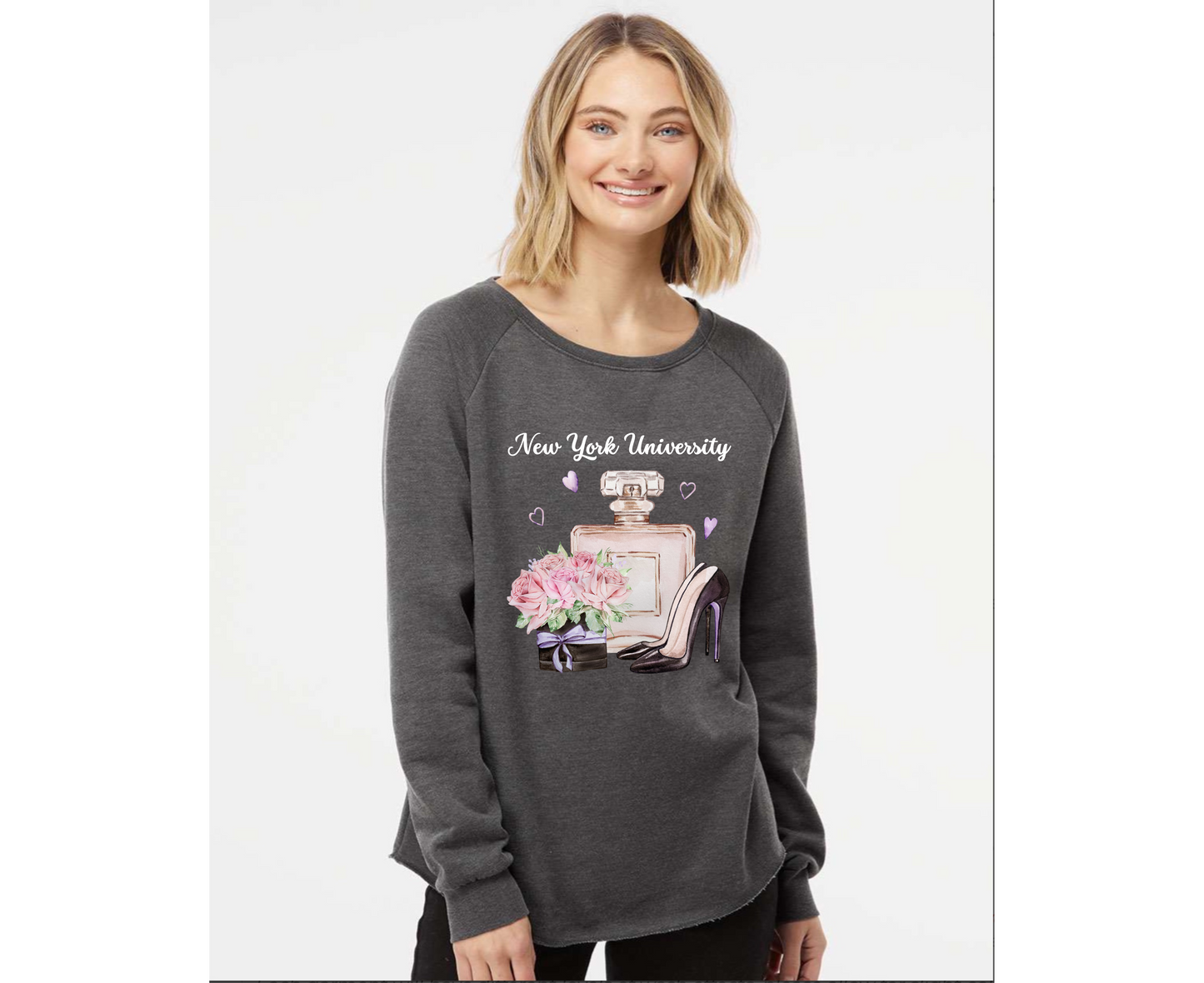 Customizable: Floral Vibes Rich Girl Sweatshirt