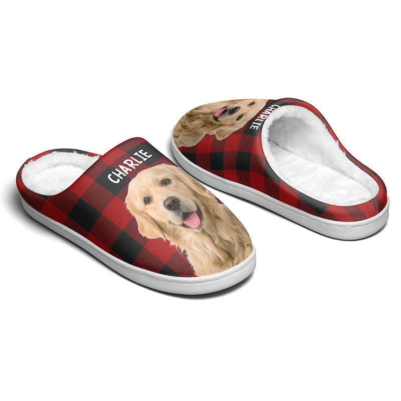 Custom Photo Happiness Besties Face - Personalized Slippers - Gift for Besties, Sisters, Best Friends