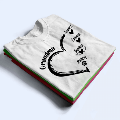 Mom, then Grandma - I Just Keep Getting Better - Personalized Custom T Shirt - Mother's Day, Valentines, Birthday, Loving, Funny Gift for Grandma/Nana/Mimi, Mom, Wife, Grandparent, Aunt, Auntie
