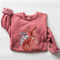 Folk Art Rabbit, Easter, Scandinavian Sweatshirt