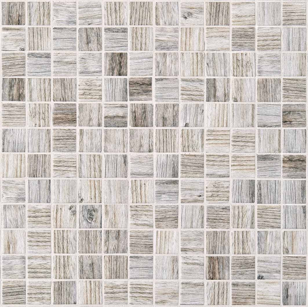 Forest 1x1 Wood Look Mosaic
