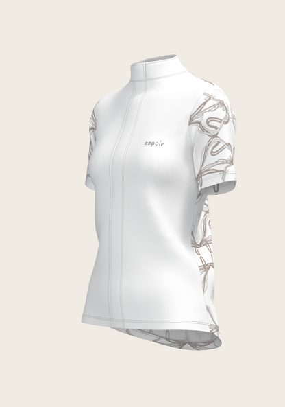 Roped Bridles on White Short Sleeve Show Shirt
