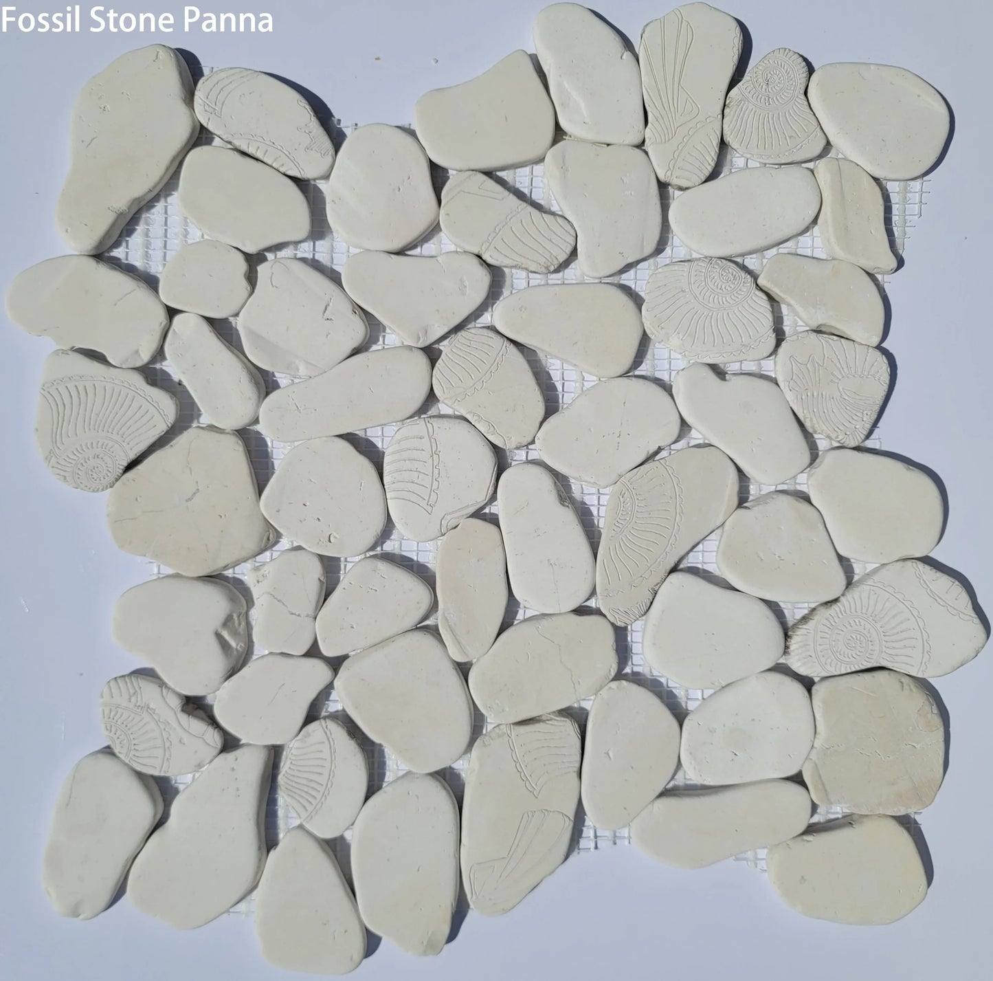 Fossil Stone Pebble Mosaic