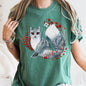 Fox, Folk Art, Scandinavian, Winter, Christmas Comfort Colors Tshirt