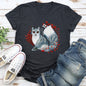 Fox, Folk Art, Scandinavian, Winter, Christmas Super Soft Tees