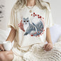 Fox, Folk Art, Scandinavian, Winter, Christmas Comfort Colors Tshirt