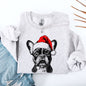 Frenchie, Santa, French Bulldog, Christmas, Dog Lover, Pet Sweatshirt