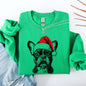 Frenchie, Santa, French Bulldog, Christmas, Dog Lover, Pet Sweatshirt