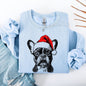 Frenchie, Santa, French Bulldog, Christmas, Dog Lover, Pet Sweatshirt