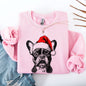 Frenchie, Santa, French Bulldog, Christmas, Dog Lover, Pet Sweatshirt