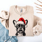 Frenchie, Santa, French Bulldog, Christmas, Dog Lover, Pet Sweatshirt