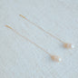 Freshwater Pearl Dainty Chain Earrings