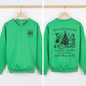 From The Windows To The Wall, I'm About To Deck These Halls, Christmas Funny, Song, Trendy, Front and Back Sweatshirt