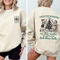 From The Windows To The Wall, I'm About To Deck These Halls, Christmas Funny, Song, Trendy, Front and Back Sweatshirt