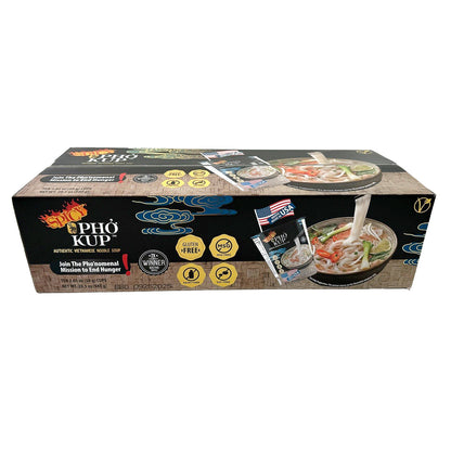 Pho Kup Instant Spicy Veggie Pho (Case of 10 Kups)