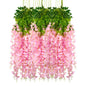 Wisteria Artificial Hanging Flowers 12-Pack
