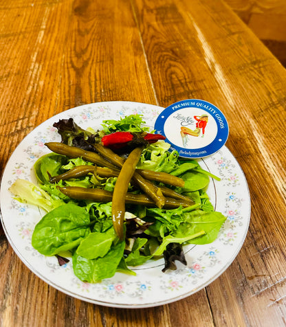 Spicy Pickled Snap Beans