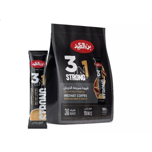 Alameed 3in1 Strong Coffee Mix - Instant Rich Flavor & Convenient Preparation