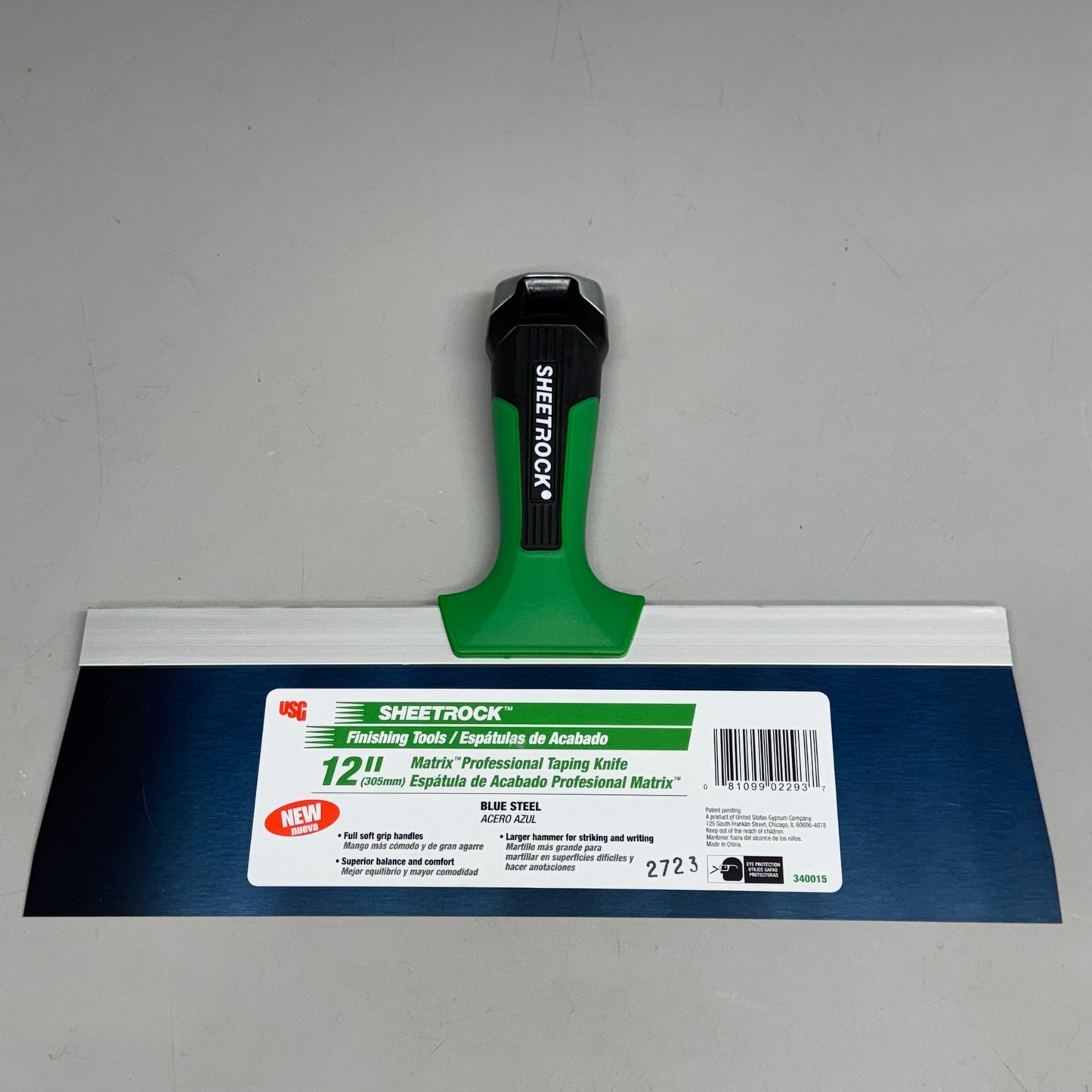 USG SHEETROCK TOOLS (2 PACK) Matrix Professional Taping Knife 12" 340015