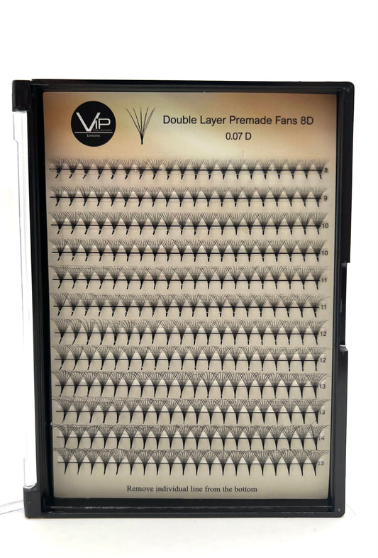 Double Layer Premade Fans 5D 8D MIX 8-15