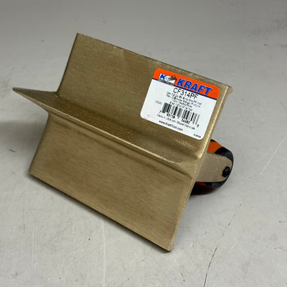 KRAFT TOOL CO Deep Bit Bronze Groover with ProForm Handle 6" x 4-1/2" 1/4"R 1"D
