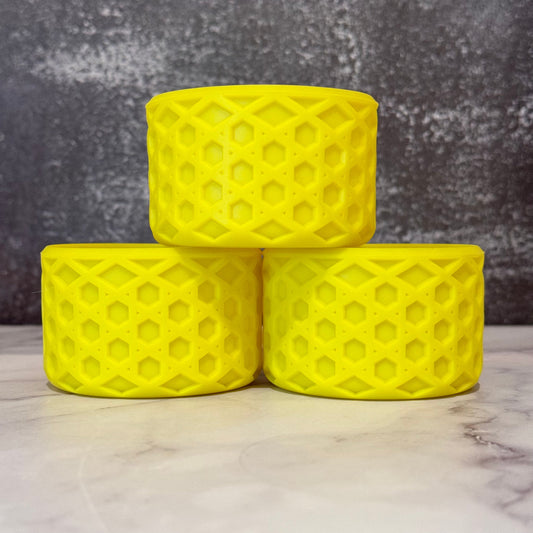 ELECTRIC YELLOW WAFFLE Tumbler Boot -fits 20-40oz