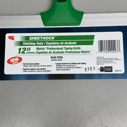 USG SHEETROCK TOOLS (2 PACK) Matrix Professional Taping Knife 12" 340015