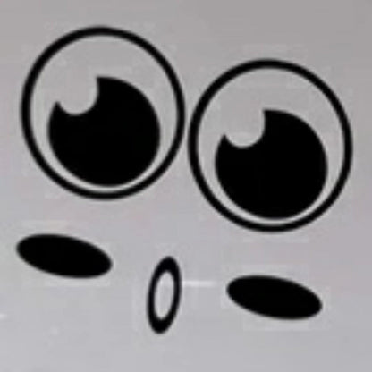 Funny Bathroom Vinyl Decal: Toilet Decor Sticker