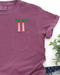 Funny Elf Legs, Pocket, Christmas, Santa, Winter, Snow, Xmas Pocket Tee Comfort Colors T-Shirt
