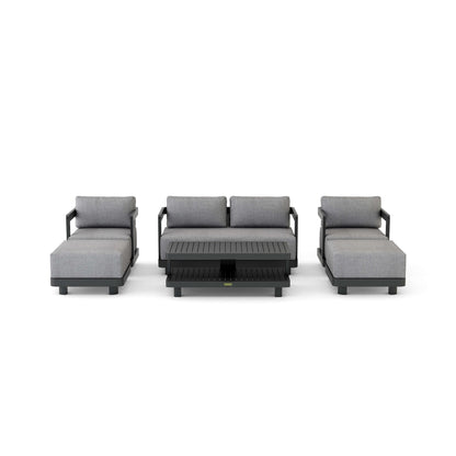 Set-902-Al 6-Pc Granada Aluminum Deep Seating