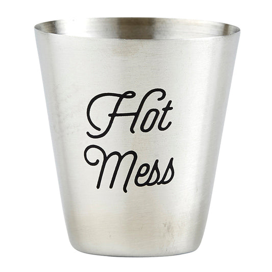 Set of 4 Personality Stainless Steel Shot Cups | Set of 4 Shot Glasses