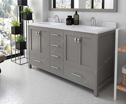 Caroline Avenue 60" Double Bath Vanity