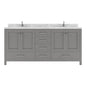 Caroline Avenue 72" Double Bath Vanity