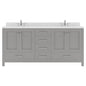 Caroline Avenue 72" Double Bath Vanity