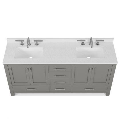 Caroline Avenue 72" Double Bath Vanity