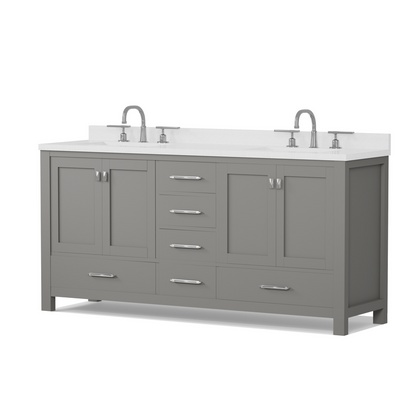 Caroline Avenue 72" Double Bath Vanity