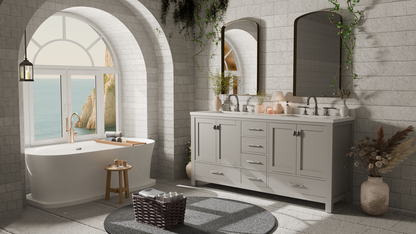 Caroline Avenue 72" Double Bath Vanity