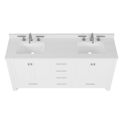 Caroline Avenue 72" Double Bath Vanity