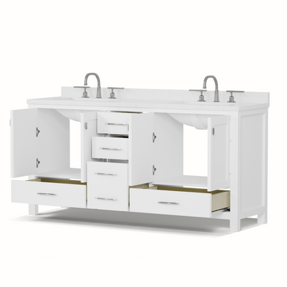 Caroline Avenue 72" Double Bath Vanity