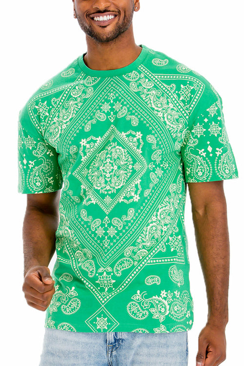 Paisley Print Tshirt | Apparel | Kitchen + Metal