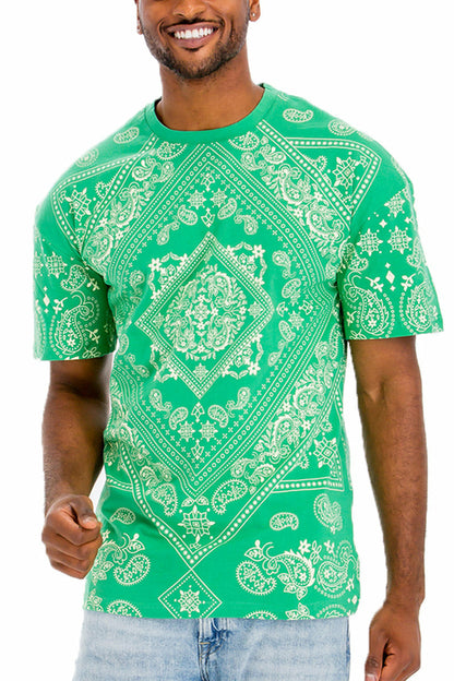 Paisley Print Tshirt | Apparel | Kitchen + Metal