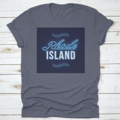 Rhode Island Vintage Vector Lettering. Retro Bold Font, Typeface. Pop
