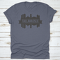Tallahassee Skyline Silhouette Design City Vector Art Landmark Print | Binge T-shirt Shop